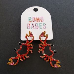 Boho Babes Crab Earrings